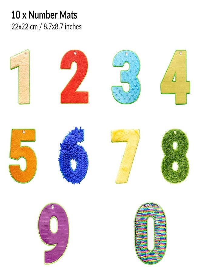 ODOXIA Sensory Mats for Autistic Children, Tactile Discs, Sensory Tiles, Sensory Carpet, Multi-Sensory Texture Toy, Sensory Toy for Tactile Play (Numbers) - Image 5