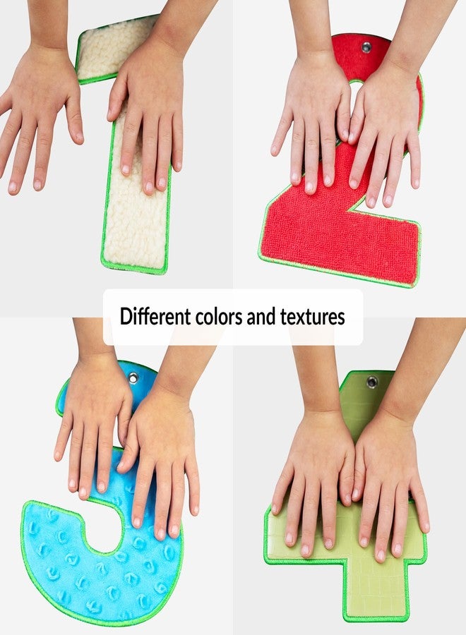 ODOXIA Sensory Mats for Autistic Children, Tactile Discs, Sensory Tiles, Sensory Carpet, Multi-Sensory Texture Toy, Sensory Toy for Tactile Play (Numbers) - Image 4