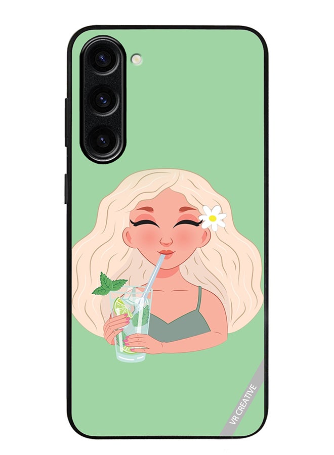 VR CREATIVE Protective Case Cover For Samsung Galaxy S24 Plus Girl Design Multicolour - Image 1