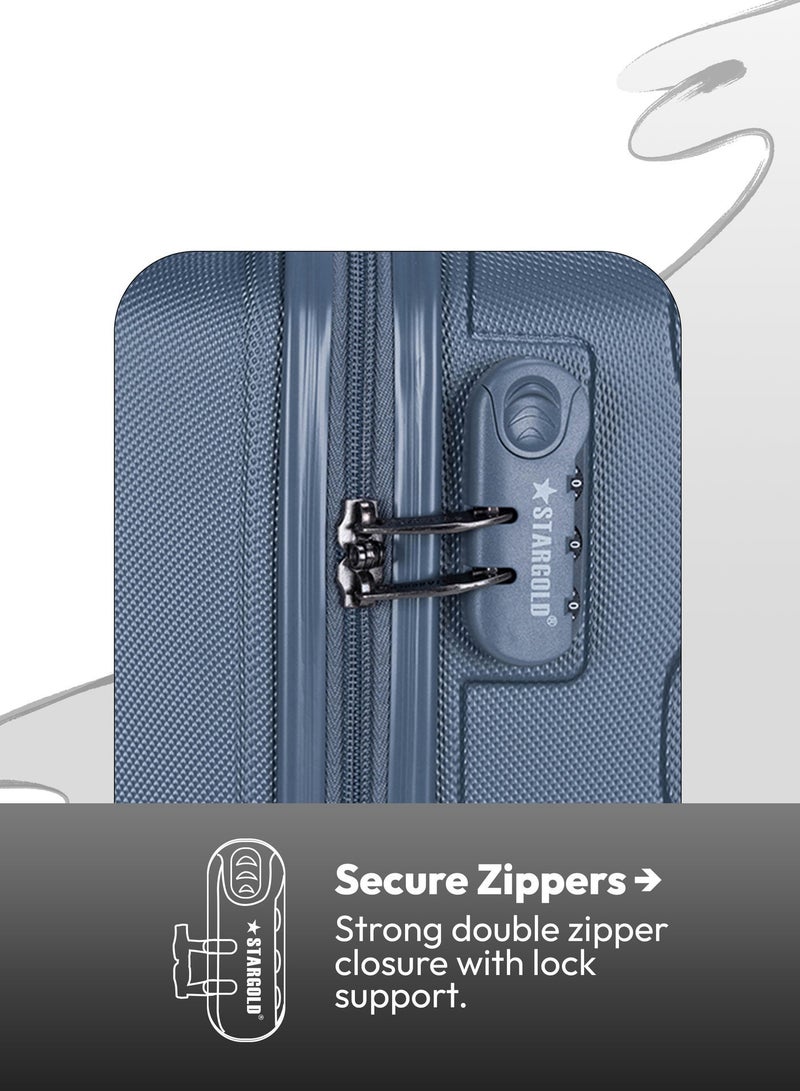 Stargold Single Hardside Spinner 4 Wheels Trolley Luggage With Number Lock - Image 3