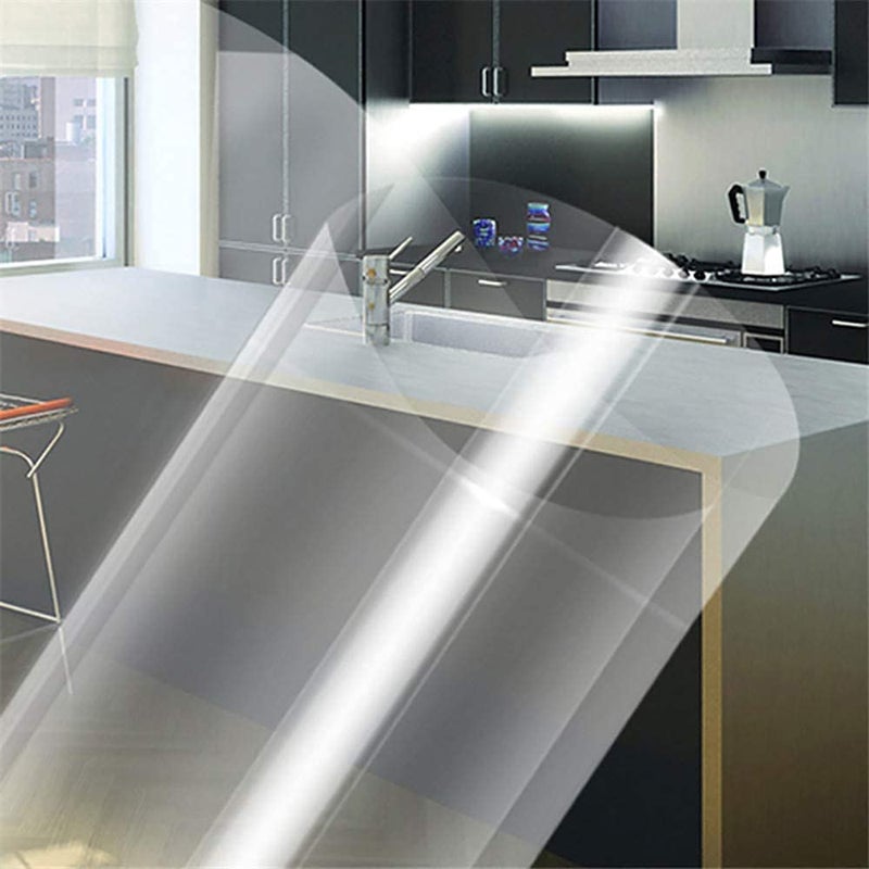 SUNBIRD SUNBIRD Peel and Stick Self Adhesive Removable Waterproof Countertop Paper Contact Paper for Cabinet Countertop Furniture Kitchen Vinyl Film 12 X 50 Transparent Film - Image 1
