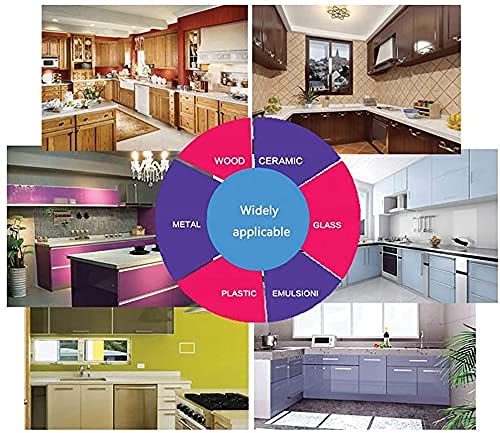 SUNBIRD SUNBIRD Peel and Stick Self Adhesive Removable Waterproof Countertop Paper Contact Paper for Cabinet Countertop Furniture Kitchen Vinyl Film 12 X 50 Transparent Film - Image 4