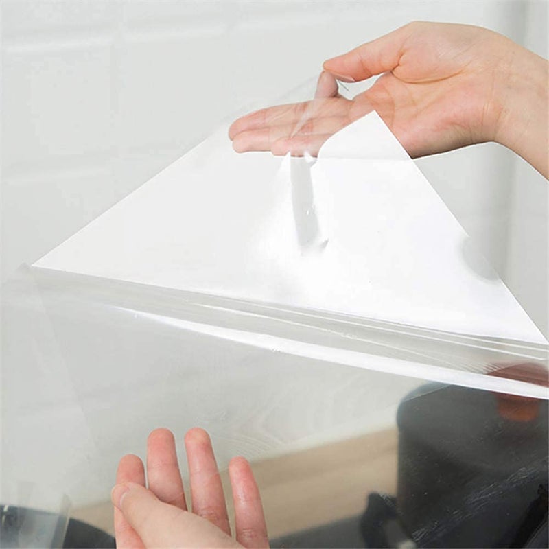 SUNBIRD SUNBIRD Peel and Stick Self Adhesive Removable Waterproof Countertop Paper Contact Paper for Cabinet Countertop Furniture Kitchen Vinyl Film 12 X 50 Transparent Film - Image 5