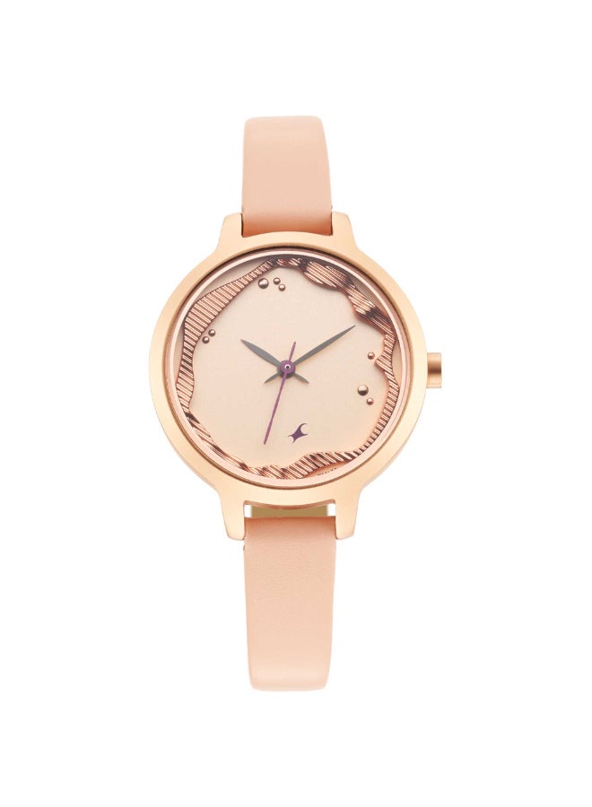 Fastrack Women's Analog Rose Gold Dial and Strap Watch - 6260WL02 - Image 1