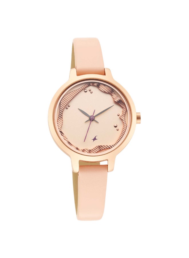 Fastrack Women's Analog Rose Gold Dial and Strap Watch - 6260WL02 - Image 2