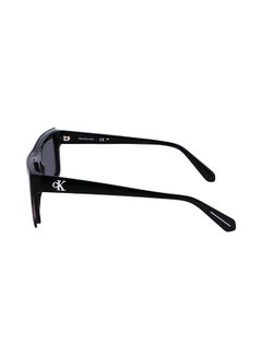 Calvin Klein Jeans Unisex UV Protection Rectangular Sunglasses - CKJ23657S-001-5518 - Lens Size: 55 Mm  - Image 2