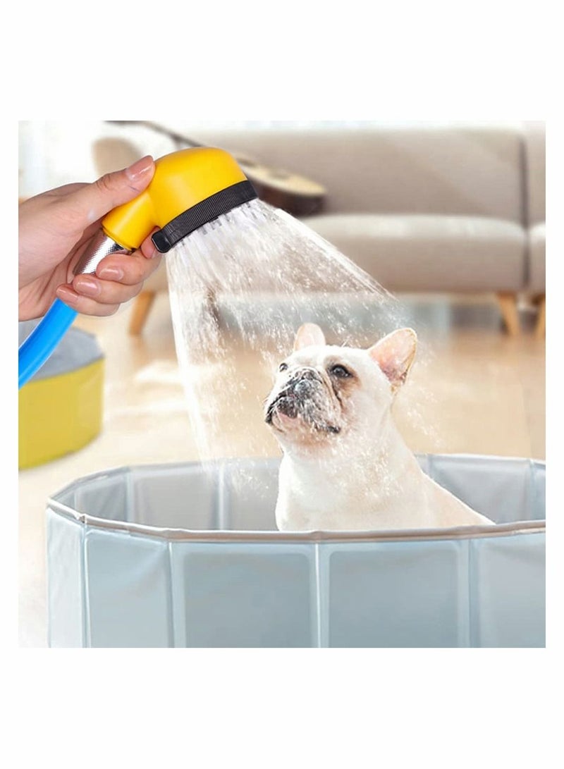 Bluejw Pet Bathing Shower Sprayer Massager Scrubber Tool Dog Handheld Grooming Head Brush Nozzle for Bath Tub Outdoor Garden - Image 5