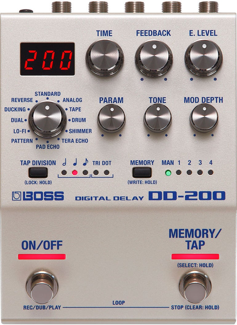 BOSS BOSS DD-200 Digital Delay Pedal for Electric Guitars  - Image 1