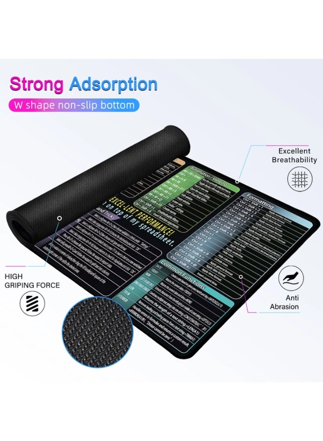 Large Gaming Mouse Pad 800x300 Stitched Edges Smooth Cloth Surface Non-Slip Rubber Base Waterproof Mousepad 3MM Thick - Image 3