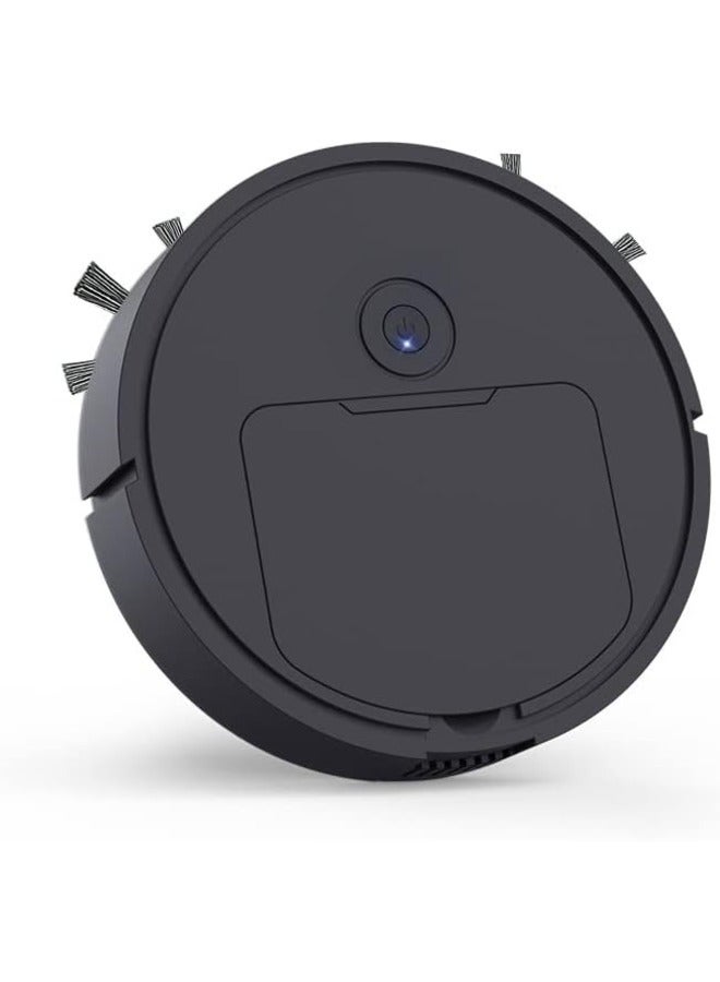 Robot Vacuum Cleaner Vacuum Cleaner Robot Smart Remote Control Wireless Floor Sweeping Cleaning Machine Dry And Wet For Home, Black  - Image 1
