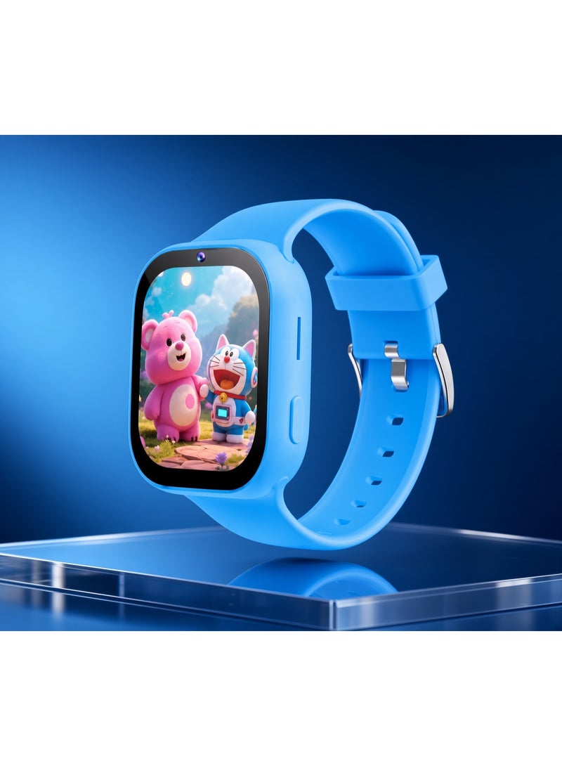 Smartbarry C11 Kids Smart Watch, 2.01 Inch HD Full Touchscreen, 5G Connectivity, SIM Card Support, Large Display Touch Watch for Boys & Girls, Digital Smartwatch with Comfortable Strap - Image 3