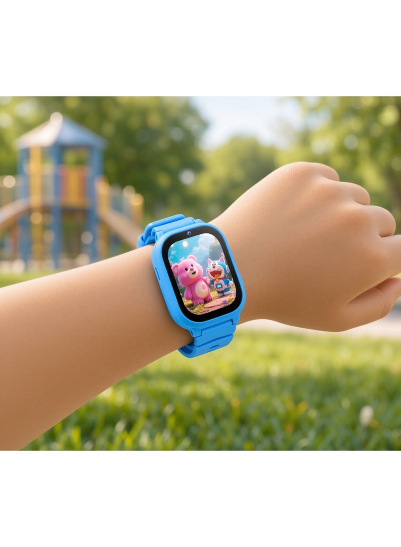 Smartbarry C11 Kids Smart Watch, 2.01 Inch HD Full Touchscreen, 5G Connectivity, SIM Card Support, Large Display Touch Watch for Boys & Girls, Digital Smartwatch with Comfortable Strap - Image 5