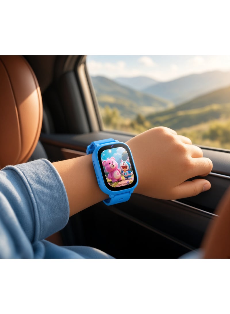 Smartbarry C11 Kids Smart Watch, 2.01 Inch HD Full Touchscreen, 5G Connectivity, SIM Card Support, Large Display Touch Watch for Boys & Girls, Digital Smartwatch with Comfortable Strap - Image 4