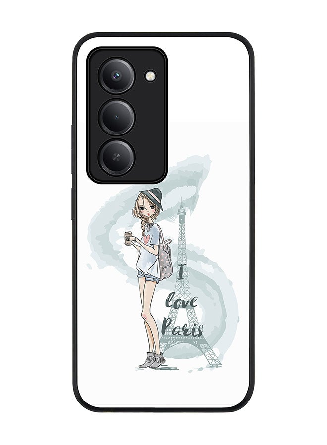 Stylizedd For Xiaomi Redmi 15 5G Case,Slim fit Camera Protection, Shockproof Thin Phone cover  -  I Love Paris - Image 1