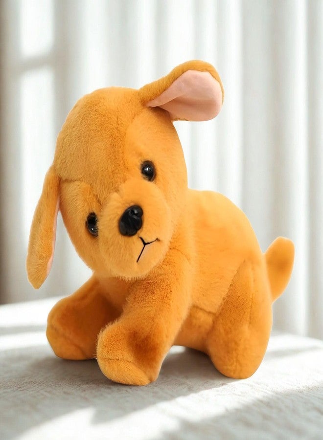 Tickles Labrador Dog Soft Stuffed Plush Animal Toy for Kids Boys & Girls Birthday Gift (Size: 30 cm Color: Brown) - Image 1