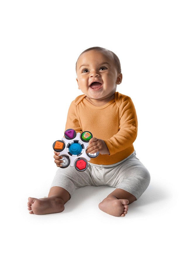 Baby Einstein Curiosity Clutch Fidget Sensory Toy and Pop It Rattle, BPA Free Infant Teether, Age 3 Months+, Multicolored - Image 2