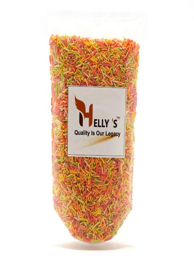 Helly's™ Rainbow Sprinkles for Cake Decoration 750g Packet cake Topping Sprinkles | Vermicelli Sprinkle | Rainbow Strands | Cake Sev - Image 1