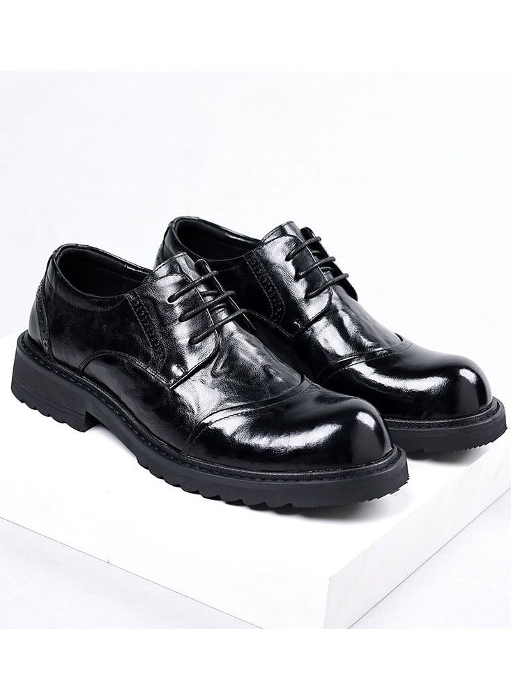 KUYING - New Men's Business Leather Shoes - Image 1