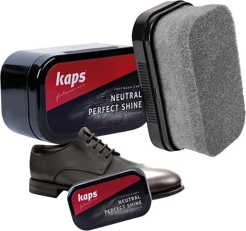 Kaps  { "titleAr": "فرشاة تلميع الأحذية تمنح بريقًا فوريًا، للأحذية الجلدية والأحذية العسكرية والحقائب، تضمن بريقًا مثاليًا (شفافة/محايدة)" "detailsAr": "فرشاة التلميع المفضلة لديك: جرب هذه الفرشاة ولن ترغب في استخدام أي فرشاة أخرى! لجميع - Image 1