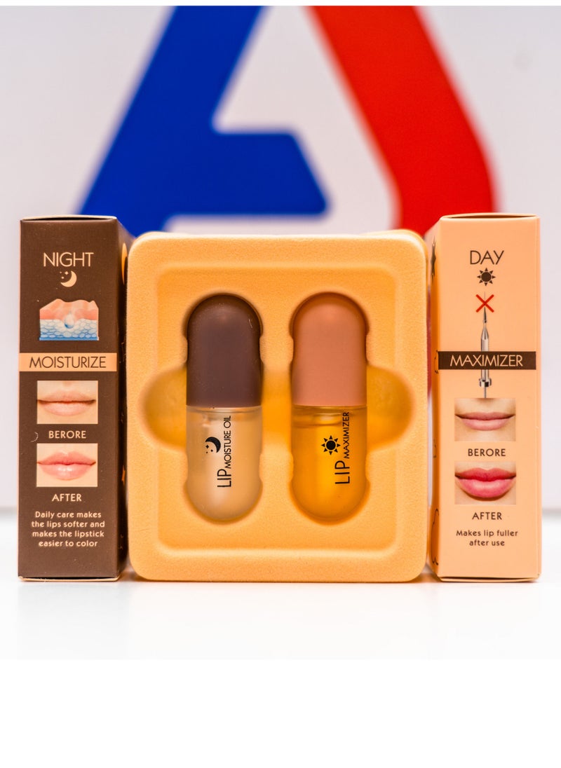 Kiss Beauty - Lip Moisturize Oil For Night & Lip Maximizer For Day - 6ml - Image 1