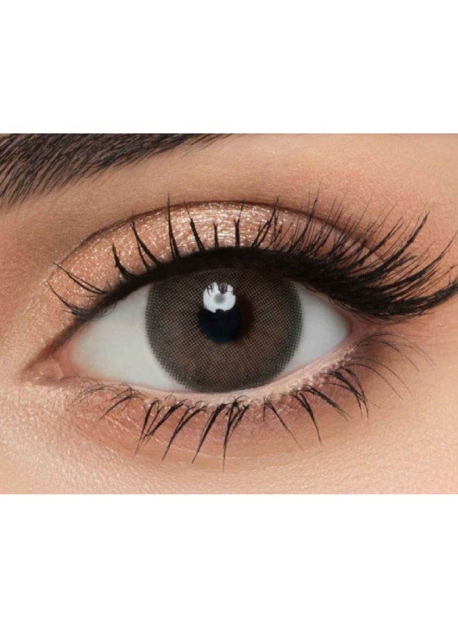 LensMe - Arabia Eye 6 Months Disposable Contact Lenses, Colored Contact Lenses, Cosmetic contact lenses, Gray Contact Lenses, Pack Of 2 - Image 1