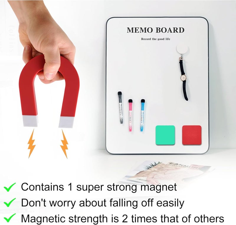 OWLKELA 12 Pack Whiteboard Eraser for Kids and Adults, Washable and Reusable Magnetic Whiteboard Eraser for Cleaning Dry Erase Markers on Magnetic Soft Whiteboard, Glass Whiteboard and Dry Erase Board - Image 4
