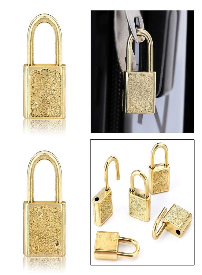 Mindy 10pcs Mini Cute Diary Padlocks Gold Small Luggage Locks with Keys for Jewelry Boxes Decor - Image 4