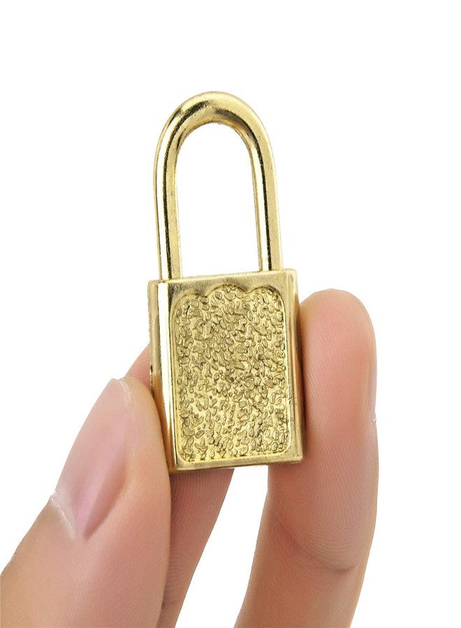 Mindy 10pcs Mini Cute Diary Padlocks Gold Small Luggage Locks with Keys for Jewelry Boxes Decor - Image 3