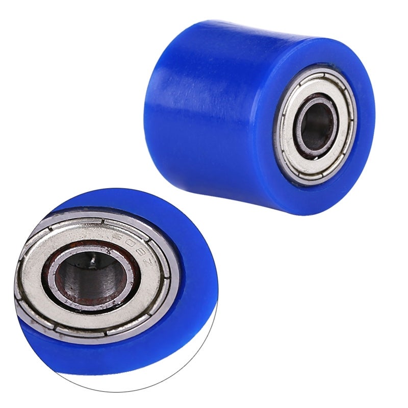8mm Universal Chain Roller Tensioner Pulley Wheel Guide for Motorcycle Dirt Bike Enduro Orange - Image 4