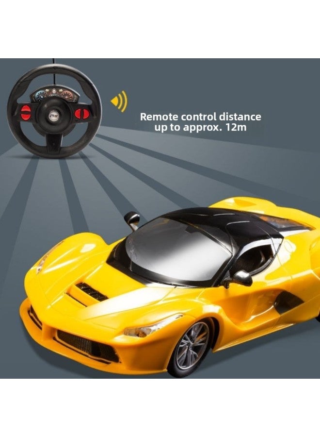 Racing Boy Toy Remote Control Car Change Car Shape King Kong Robot Children's Toy Lambo Oversized Gini-Color:Orange Lamborghini Large Body Remote Control-Proportion:Deluxe Edition (3 Groups Of Rechargeable Batteries + Charger + Remote Control) - Image 5
