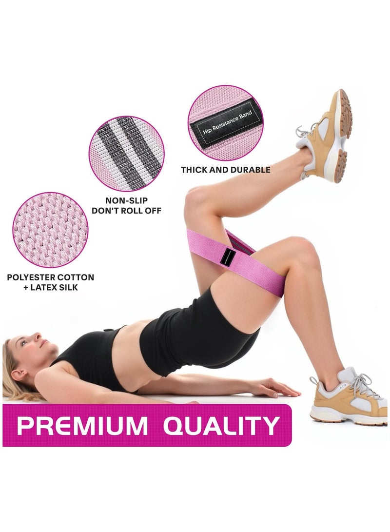 أحزمة مقاومة، أحزمة تمرين، أحزمة تمرينات، أحزمة تمرين الغنائم، أحزمة تمرين لتدريب العضلات، أحزمة بيلاتيس، أحزمة مرنة للساق، 3 مجموعات من أحزمة التمدد للتمرين للنساء أو الرجال - Image 2