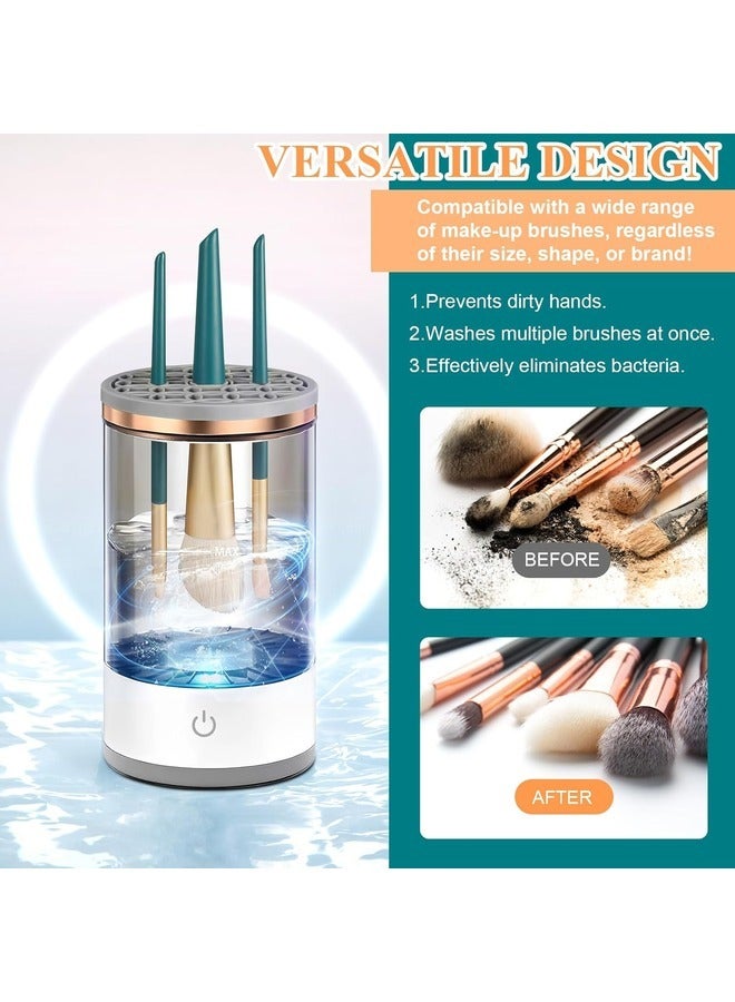 ELTRAZONE Electric Makeup Brush Cleaner Machine - Fast Automatic Spinning Brush Cleaner for All Sizes, Ideal for Beauty Blenders and Tools, Perfect Gift for Makeup Enthusiasts  - Image 5