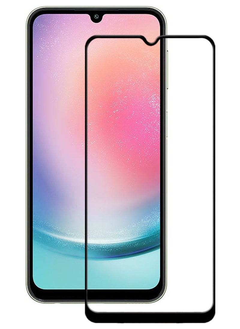 ACLIX Antistatic ESD Dustproof Premium Quality High Definition Tempered Glass Screen Protector Designed For Samsung Galaxy A24 4G - Image 1