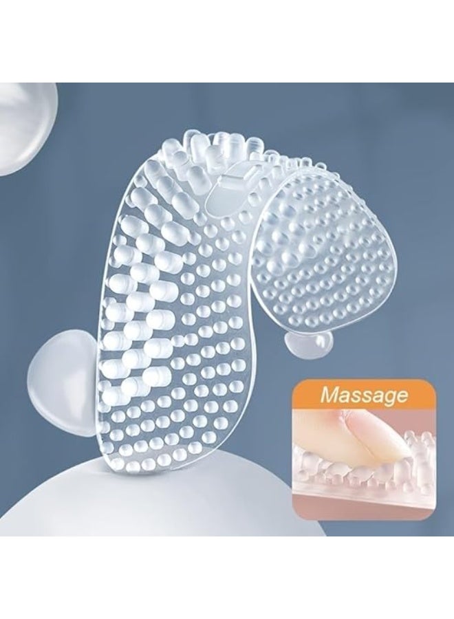 2 Pairs Silicone Heel Stickers Heels Grips For Women Men, Anti Slip Heel Cushions Non-Slip Inserts Pads Foot Heel Care Protector(XS） - Image 3