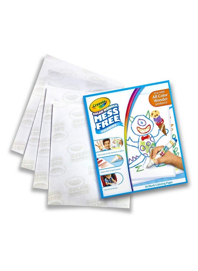 Crayola Color Wonder Mess Free Coloring, Blank Coloring 30 Pages, Gifts for Toddlers, Ages 3, 4, 5 - Image 1