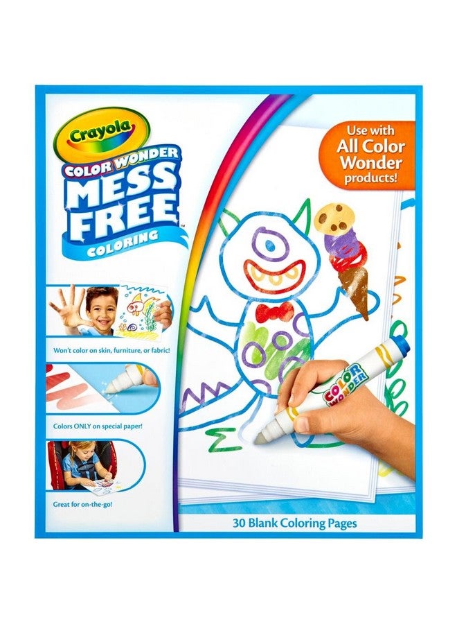 Crayola Color Wonder Mess Free Coloring, Blank Coloring 30 Pages, Gifts for Toddlers, Ages 3, 4, 5 - Image 2