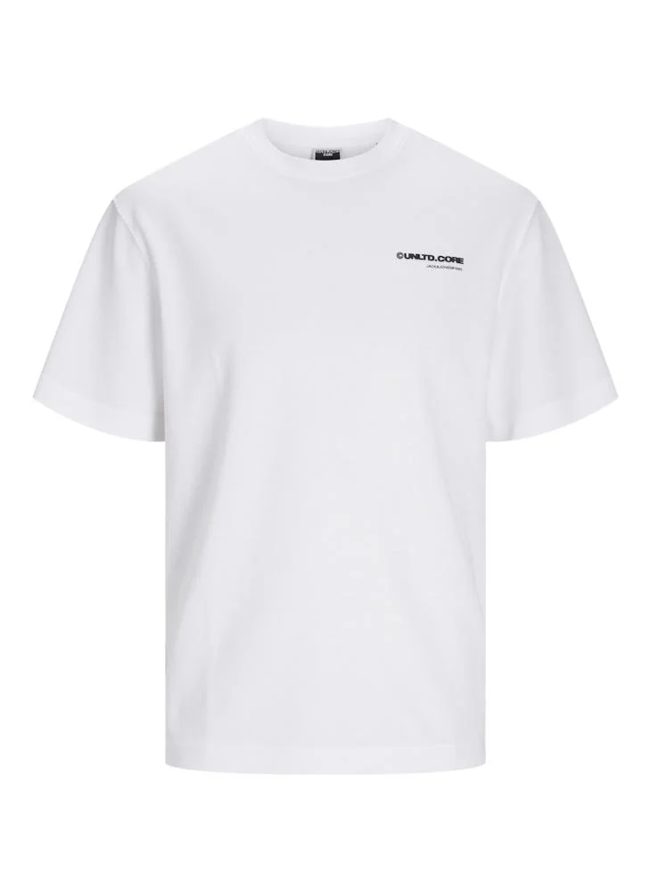 JACK & JONES Jcoaero Print Short Sleeve Crew Neck T-Shirt