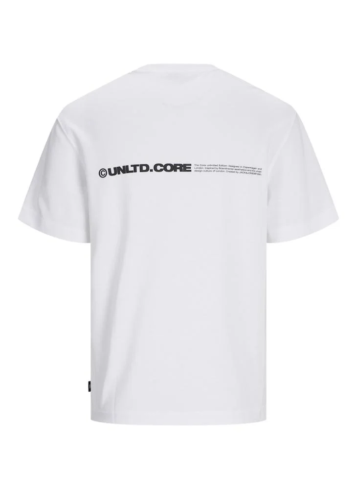 JACK & JONES Jcoaero Print Short Sleeve Crew Neck T-Shirt