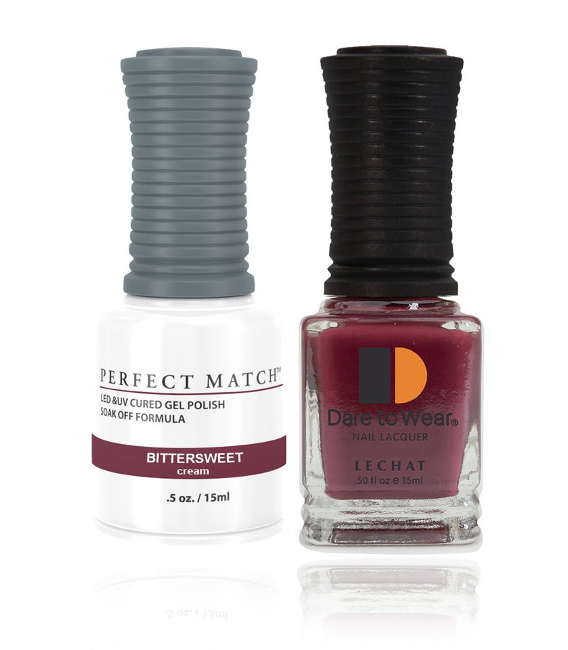 Perfect Match Gel Nail Polish 15ml Soak Off Long Lasting High Shine UV LED Gel Non Toxic Easy Application Wide Color Range for Manicure and Pedicure Bittersweet PMS240