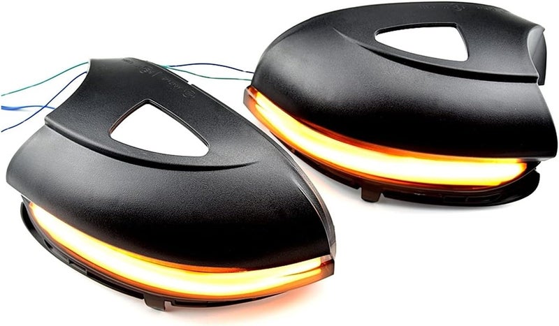 QASULER Dynamic Blinker Side Mirror Indicators for VW Golf MK6 - Image 2