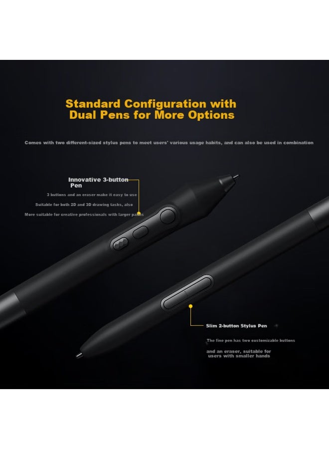 Xencelabs Medium-sized Digital Drawing Tablet Set, Writing Pad, Drawing Board, Writing Pad Connected To Computer Drawing Tablet, Graphics Tablet, Online Class Teacher Electronic Drawing Board, Wireless Bluetooth Tablet - Image 3