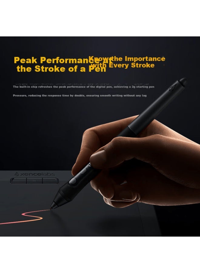 Xencelabs Medium-sized Digital Drawing Tablet Set, Writing Pad, Drawing Board, Writing Pad Connected To Computer Drawing Tablet, Graphics Tablet, Online Class Teacher Electronic Drawing Board, Wireless Bluetooth Tablet - Image 2