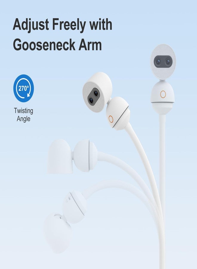 Simsky Baby Monitor Floor Stand Holder, Plug & Play, Internal Cord Routing, Freely Adjust, Easy Assembly, Compatible Camera - Image 3