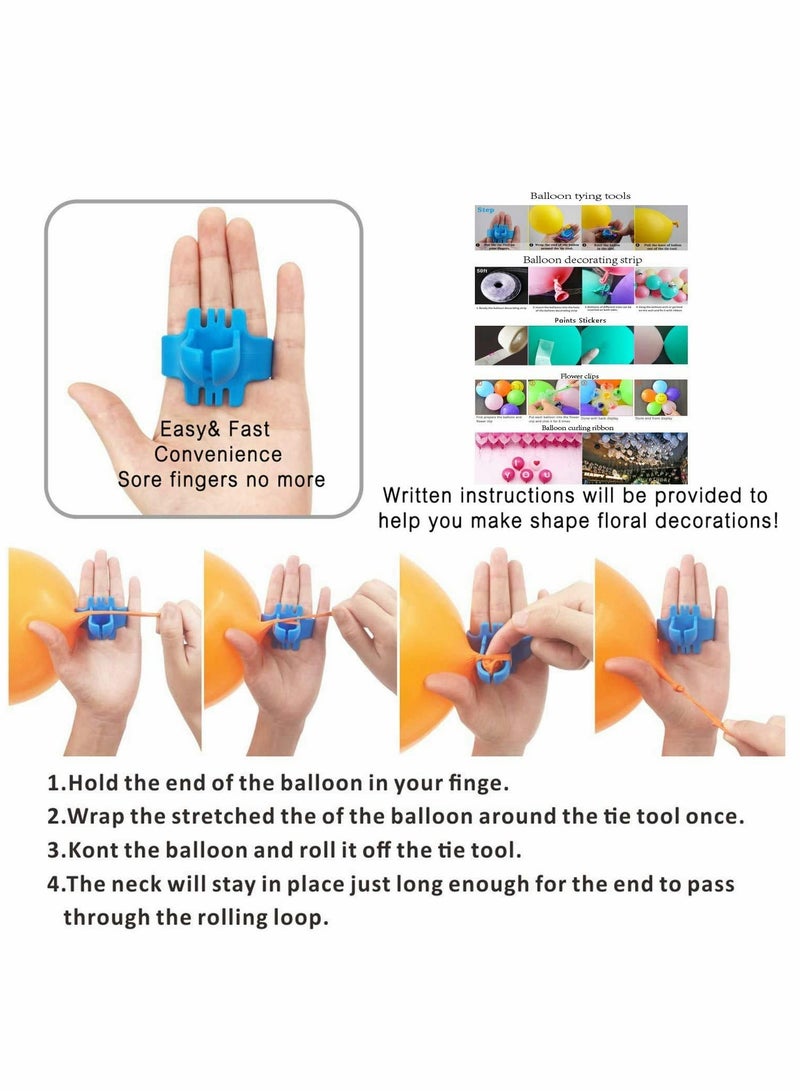 قوس بالون السيرك، مجموعة زينة بالونات – مستلزمات حفلات ملونة قوس قزح لعيد ميلاد الأولاد والبنات - Image 5