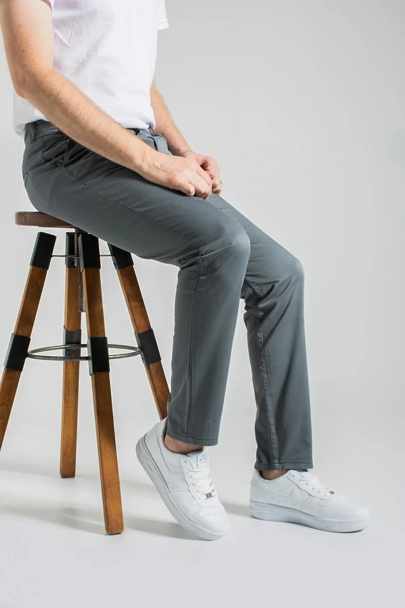 سيدي دينيم Side Pocket Classic Chino Men's Pants Gabardine C401-1