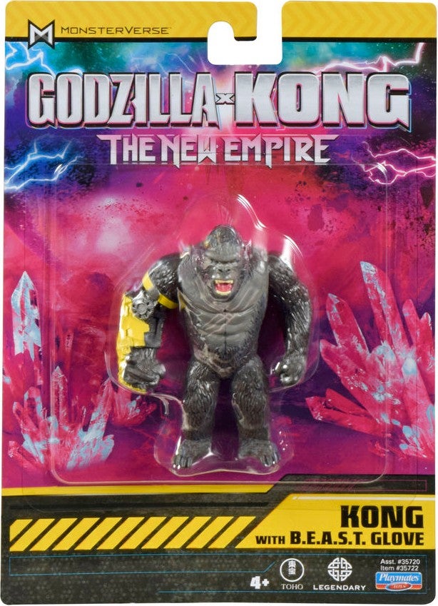 Toy Park Godzilla and Kong Mini Figure 8 cm Kong With B.e.a.s.t. Glove