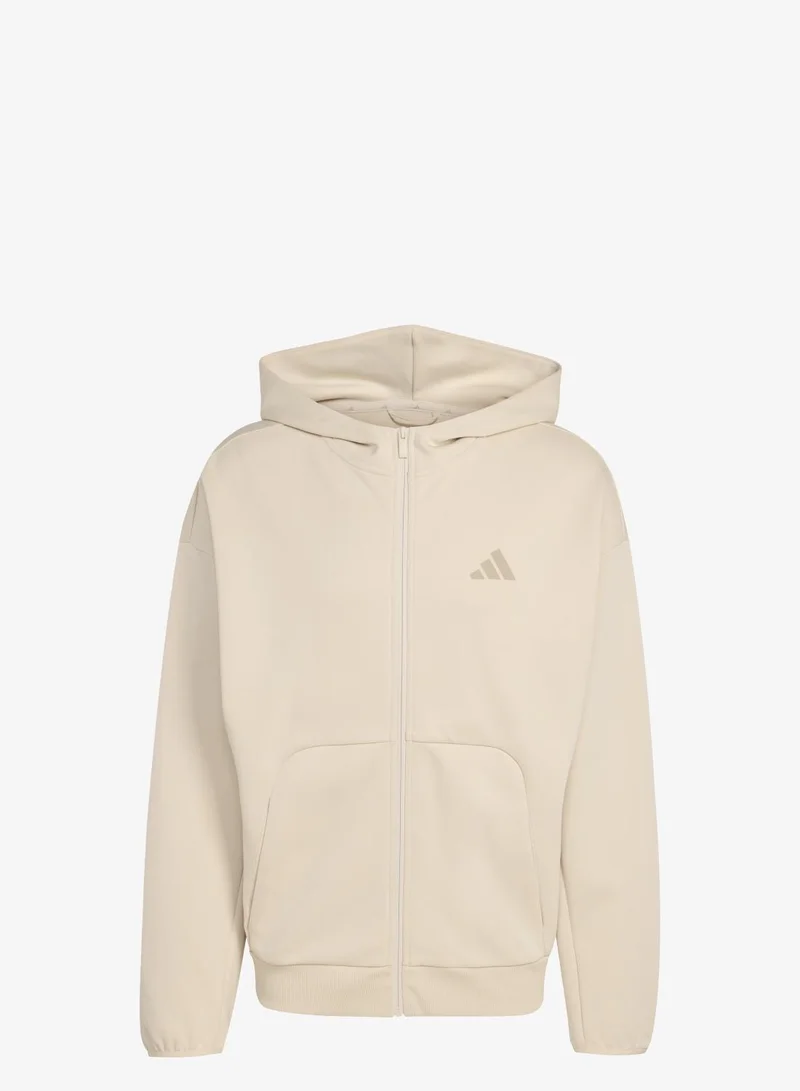 Adidas Future Icons Small Logo Full-Zip Hoodie