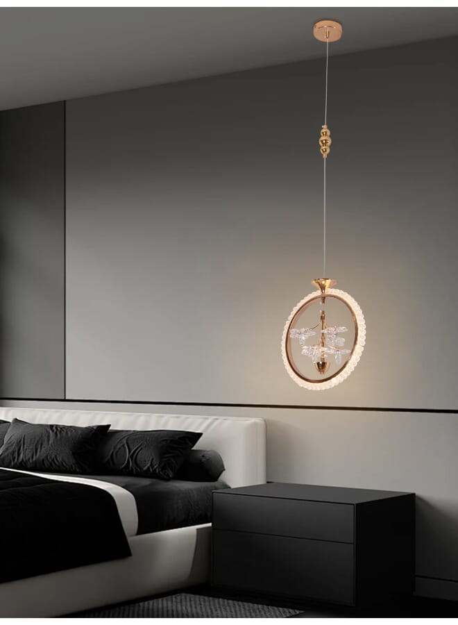 بيست باور ثريا سقف LED دائرية مودرن 9874 – بقوة 25 واط، قطر 32 سم، تعليق قابل للتعديل حتى 80 سم – إضاءة داخلية أنيقة لغرفة المعيشة، النوم، والطعام - Image 1