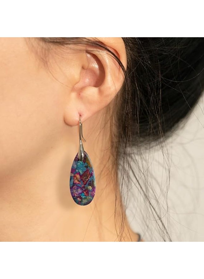 Natural Healing Stone Fishhoop Dangle - Image 3