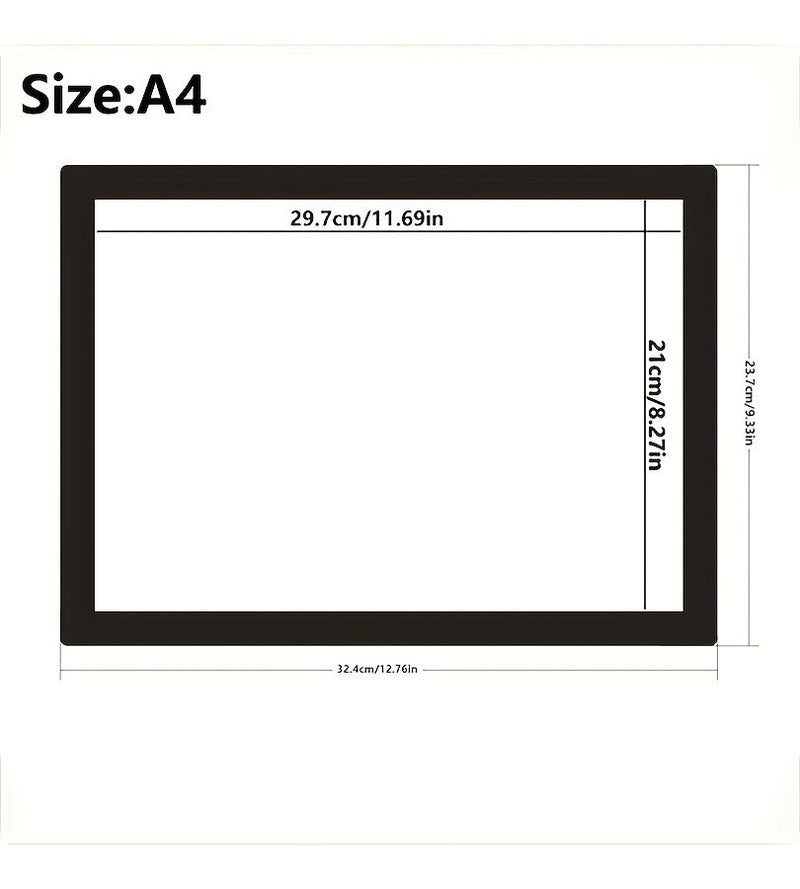 6Pcs A4 Magnetic Photo Frame Stickers Silvery Self Adhesive Wall Decoration for Paintings Posters Certificates Maps Vertical Installation Suitable for Most Walls - Image 3